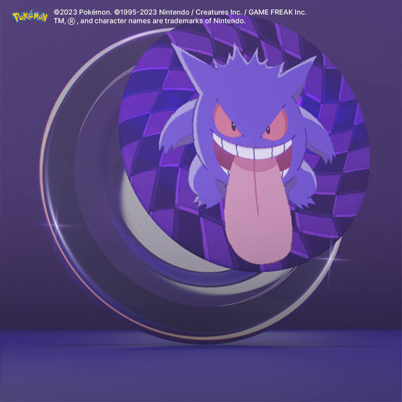 Pokémon — Glow in the Dark Ghost Gengar PopGrip for MagSafe - Round image number 2